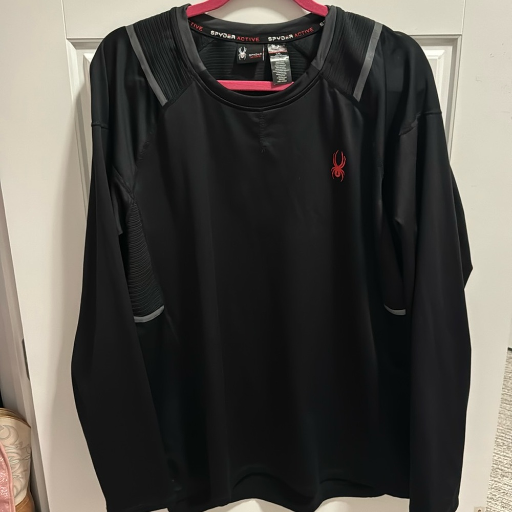 Men’s long sleeve, spyder, active shirt